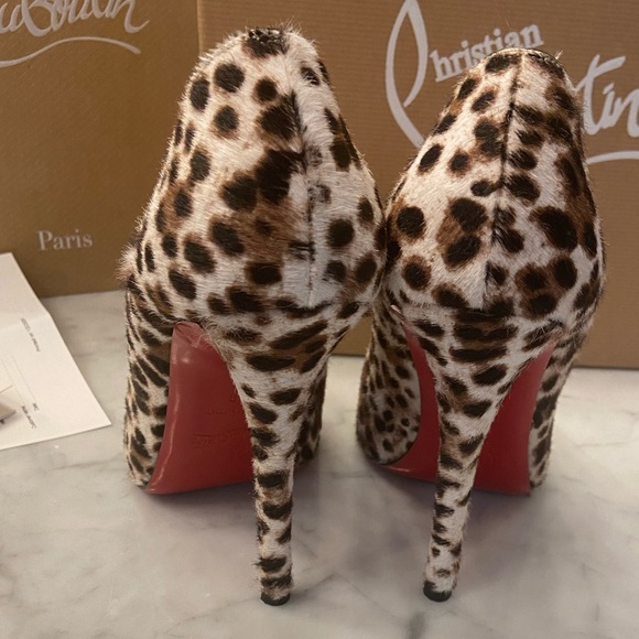 louboutin leopard heels